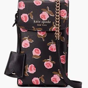 New Kate Spade roses phone crossbody